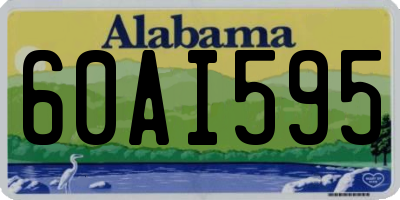 AL license plate 60AI595
