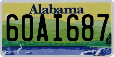 AL license plate 60AI687