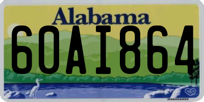 AL license plate 60AI864
