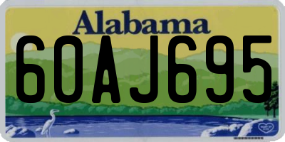 AL license plate 60AJ695