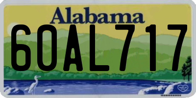 AL license plate 60AL717