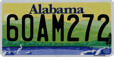 AL license plate 60AM272