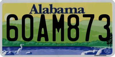 AL license plate 60AM873