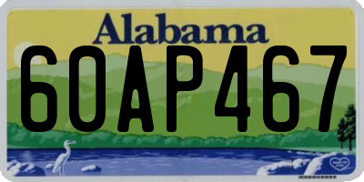 AL license plate 60AP467