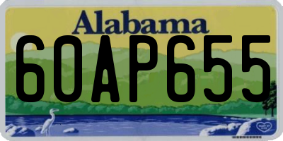AL license plate 60AP655