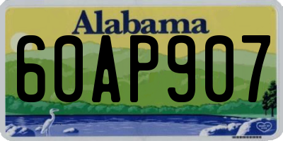 AL license plate 60AP907