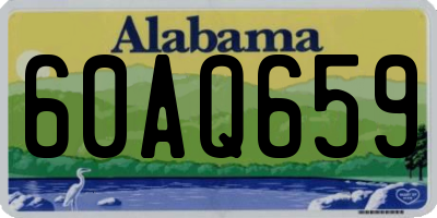 AL license plate 60AQ659