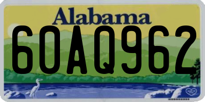 AL license plate 60AQ962