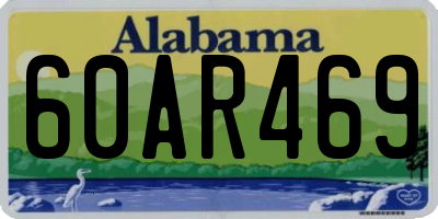AL license plate 60AR469