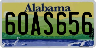AL license plate 60AS656