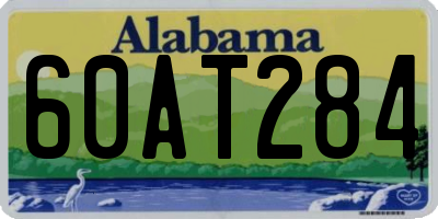 AL license plate 60AT284