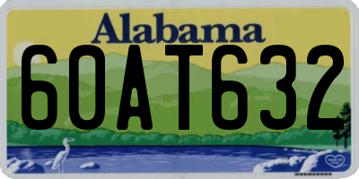 AL license plate 60AT632