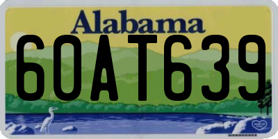 AL license plate 60AT639