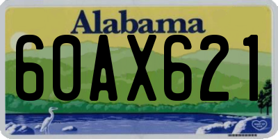 AL license plate 60AX621