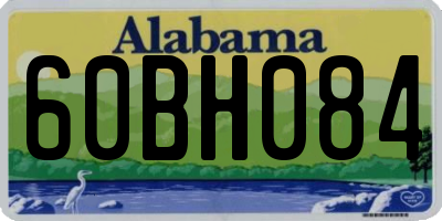 AL license plate 60BH084