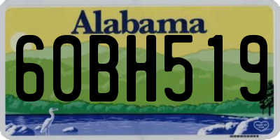 AL license plate 60BH519