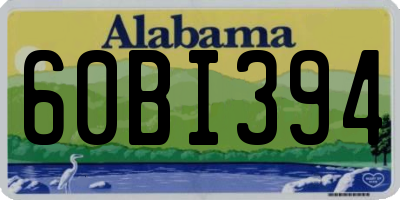 AL license plate 60BI394