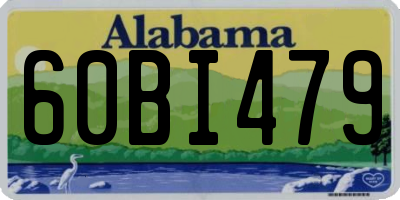 AL license plate 60BI479
