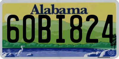 AL license plate 60BI824