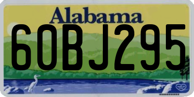 AL license plate 60BJ295
