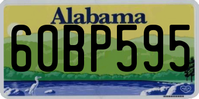 AL license plate 60BP595