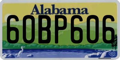 AL license plate 60BP606
