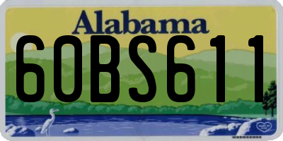 AL license plate 60BS611