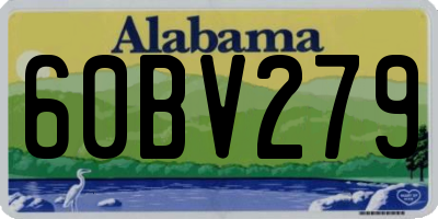 AL license plate 60BV279