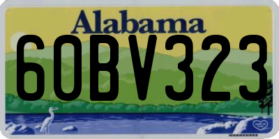 AL license plate 60BV323