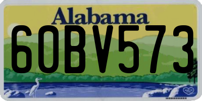 AL license plate 60BV573