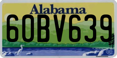 AL license plate 60BV639