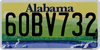 AL license plate 60BV732