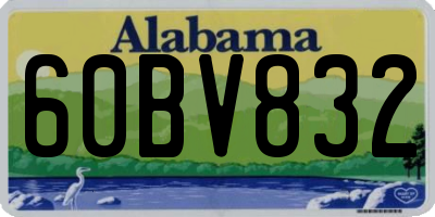 AL license plate 60BV832