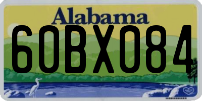 AL license plate 60BX084
