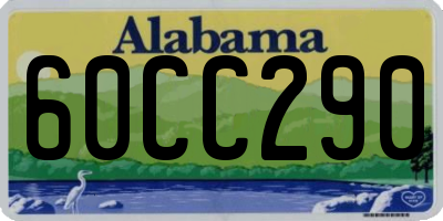 AL license plate 60CC290
