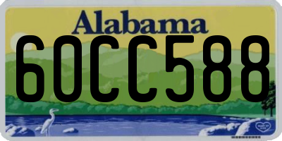 AL license plate 60CC588