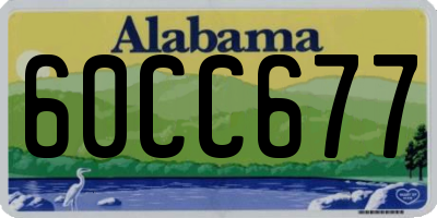 AL license plate 60CC677