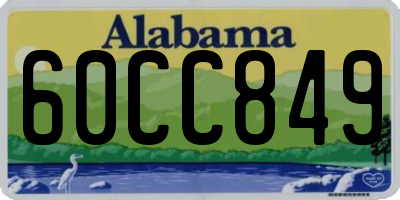 AL license plate 60CC849