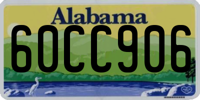 AL license plate 60CC906
