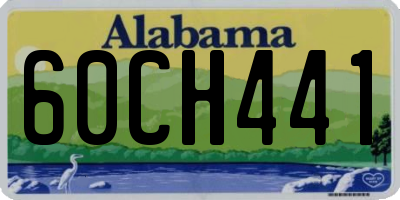 AL license plate 60CH441