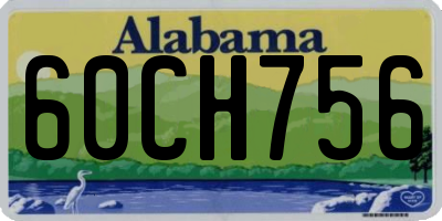 AL license plate 60CH756