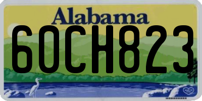 AL license plate 60CH823