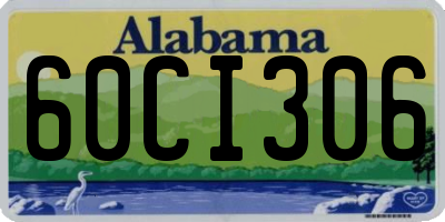 AL license plate 60CI306