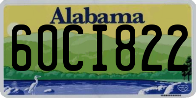 AL license plate 60CI822