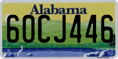 AL license plate 60CJ446