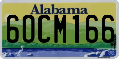 AL license plate 60CM166