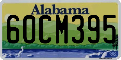AL license plate 60CM395