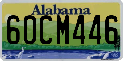 AL license plate 60CM446