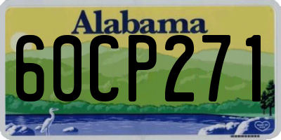 AL license plate 60CP271