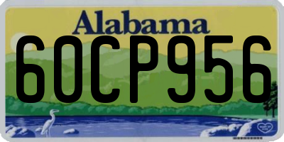 AL license plate 60CP956